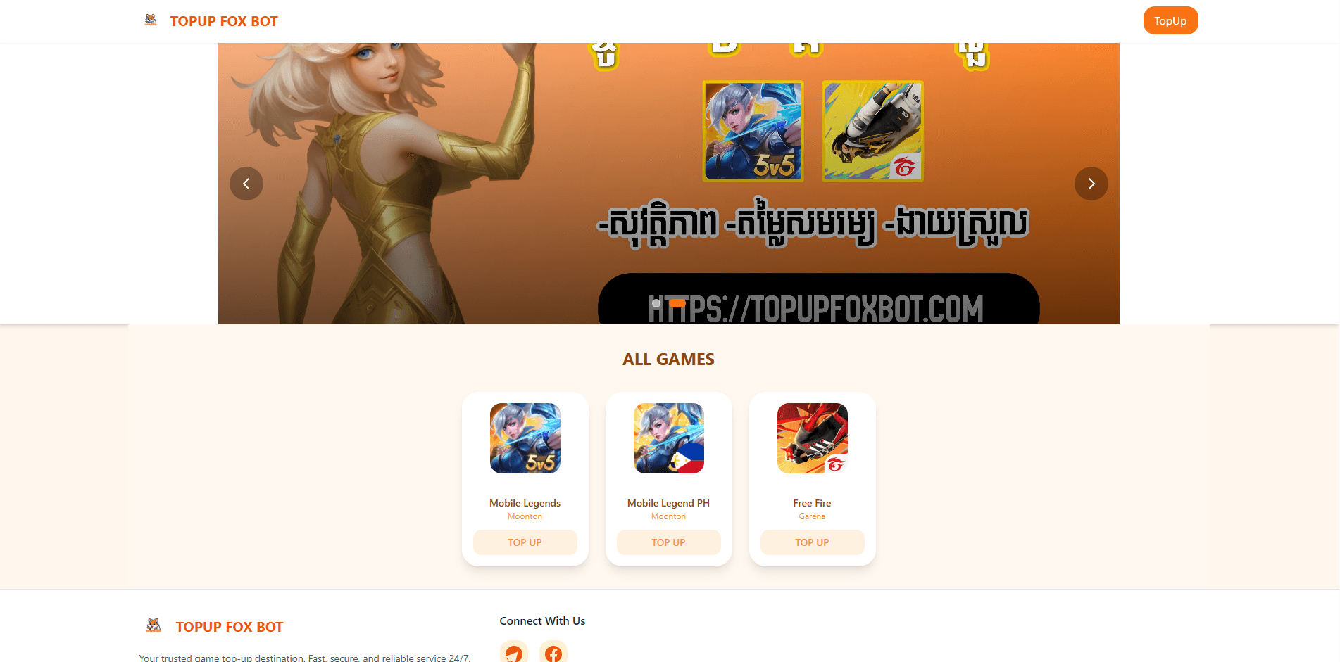 Topup Fox Bot